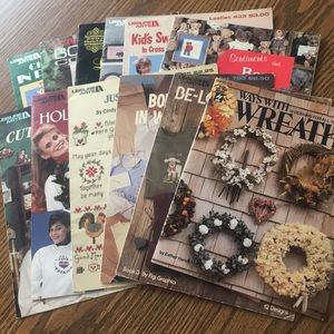 Bundle of 12 Vintage Crafting Books